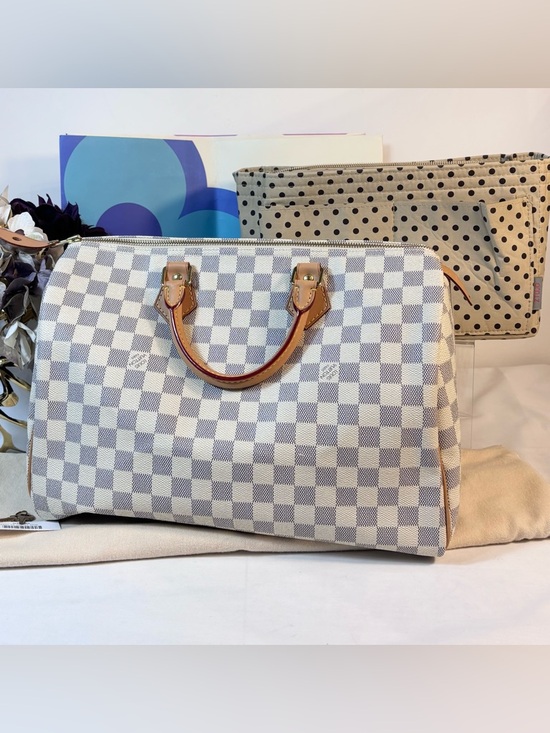 Louis Vuitton Handbags - Stunning Louis Vuitton Speedy 35 Azur